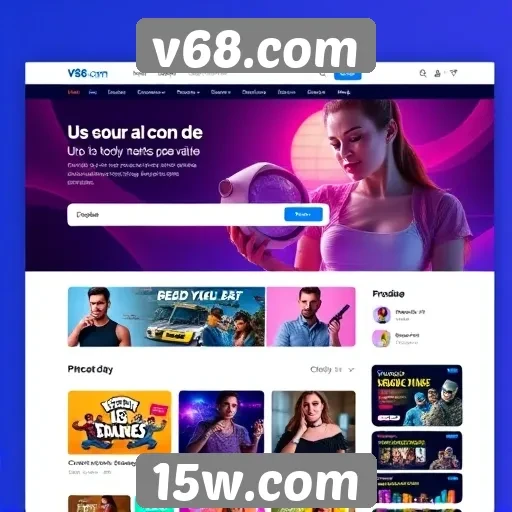 Mudanças na interface de usuário do v68.com